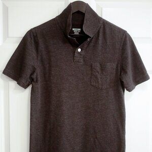 Mossimo Supply 2-Button Pocket Athletic Polo - Grey - S